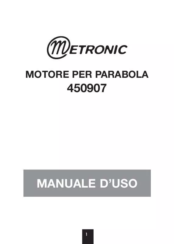 Mode d'emploi METRONIC 450907