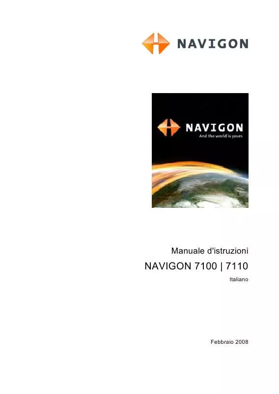 Mode d'emploi NAVIGON 7110