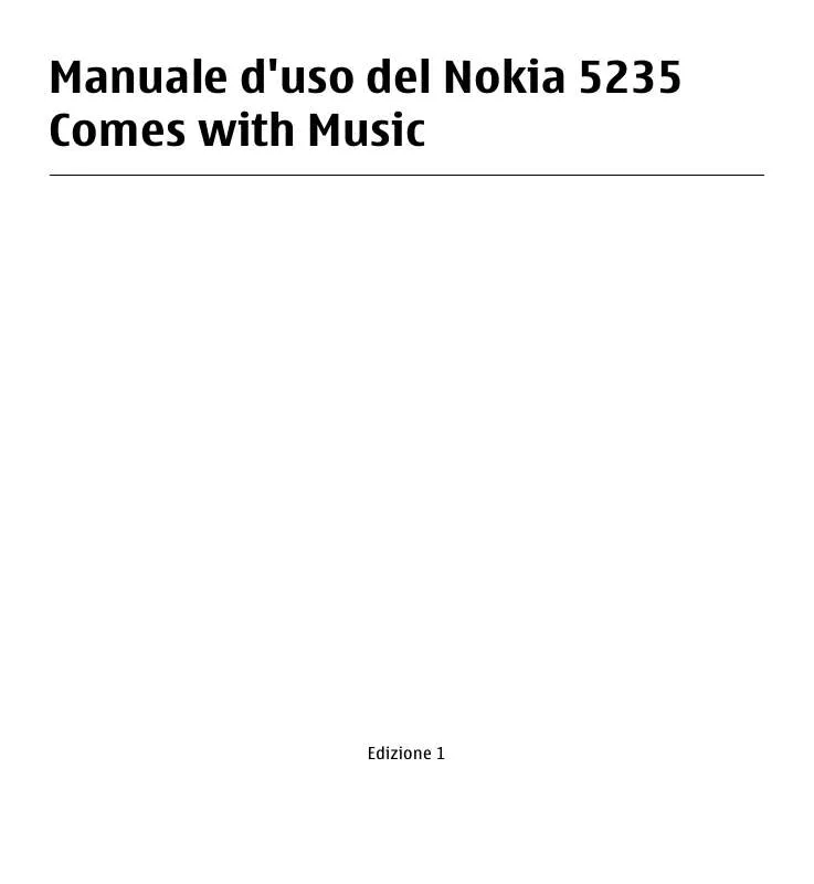 Mode d'emploi NOKIA 5235 COMES WITH MUSIC