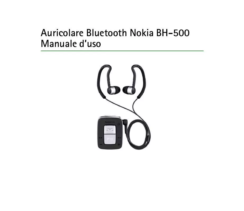 Mode d'emploi NOKIA BLUETOOTH HEADSET BH-500