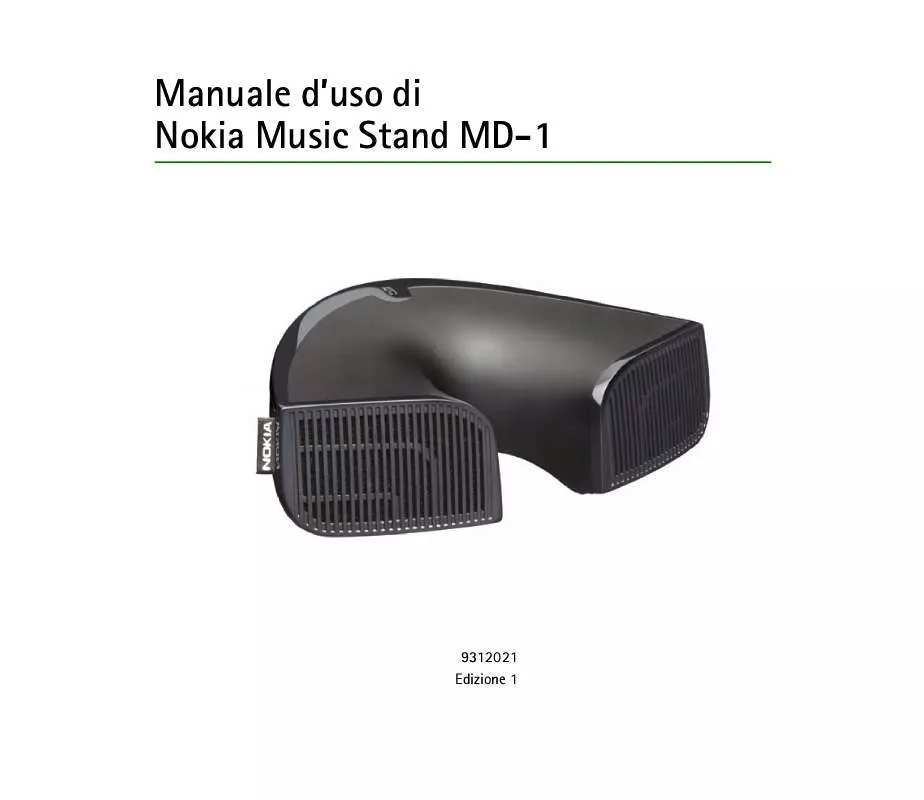 Mode d'emploi NOKIA MUSIC STAND MD-1
