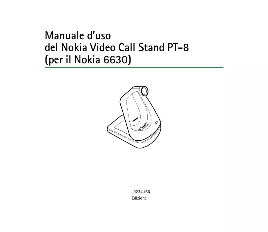 Mode d'emploi NOKIA VIDEO CALL STAND PT-8