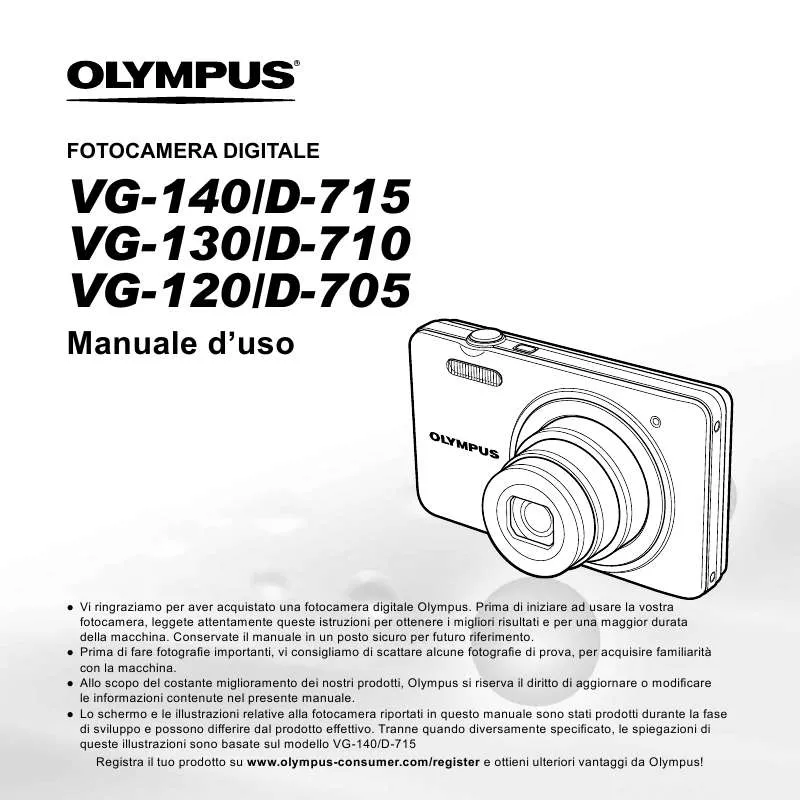 Mode d'emploi OLYMPUS VG-120