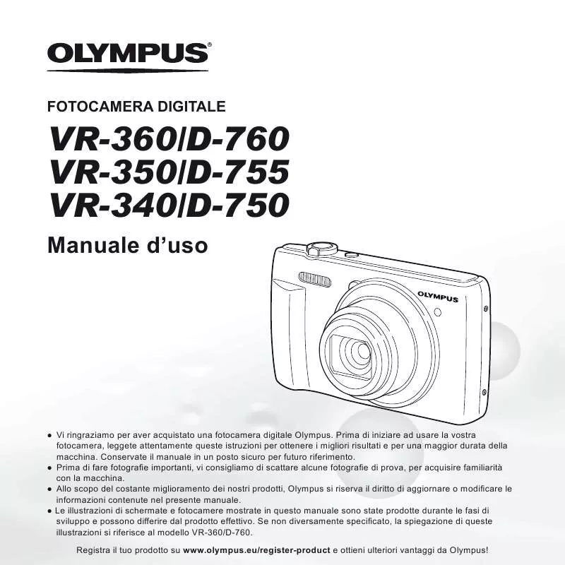 Mode d'emploi OLYMPUS VR-360