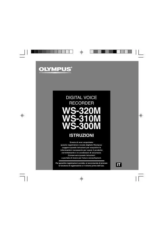 Mode d'emploi OLYMPUS WS-300M