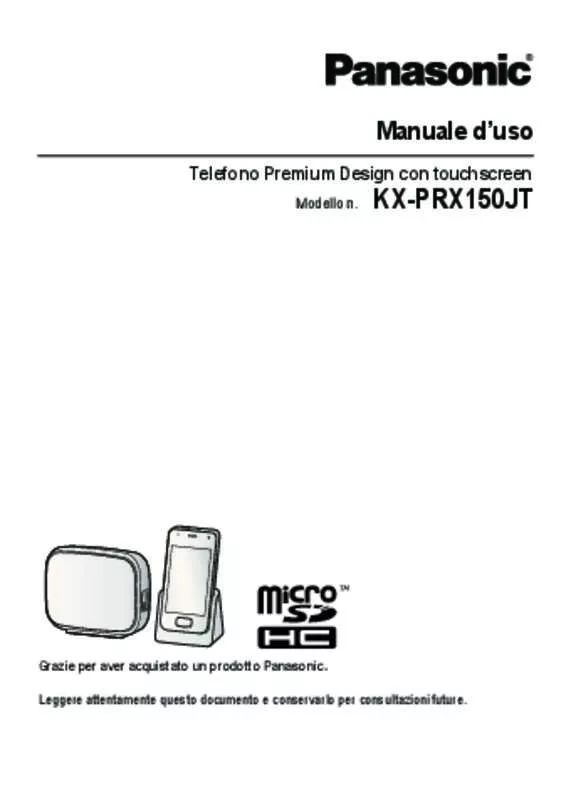 Mode d'emploi PANASONIC KX-PRX150JT