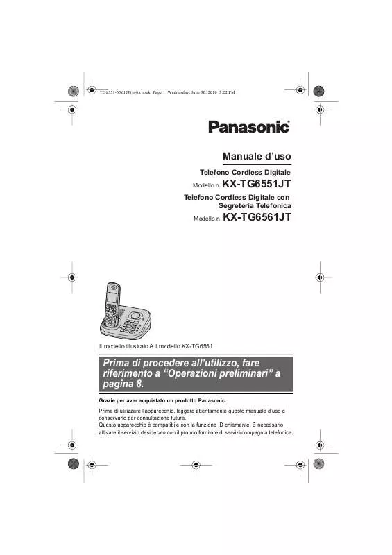Mode d'emploi PANASONIC KXTG6561JT