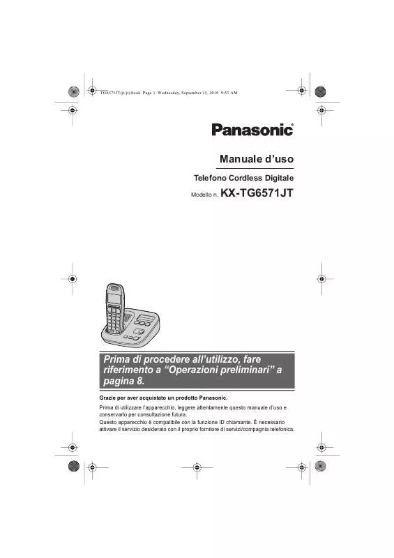 Mode d'emploi PANASONIC KX-TG6571JT