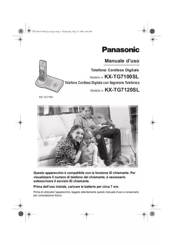 Mode d'emploi PANASONIC KX-TG7100SL