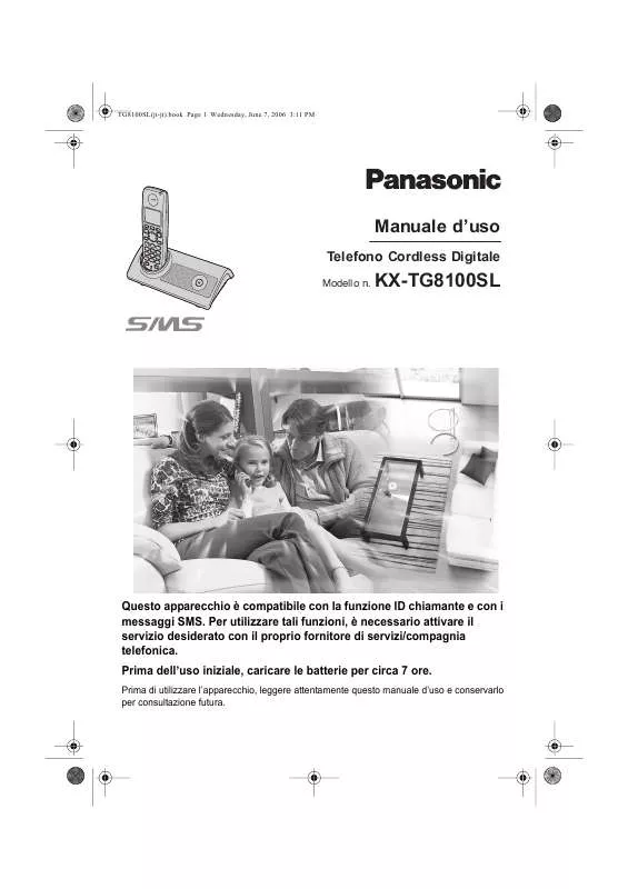 Mode d'emploi PANASONIC KX-TG8100SL