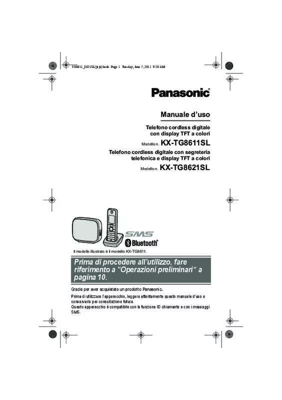 Mode d'emploi PANASONIC KX-TG8611SL