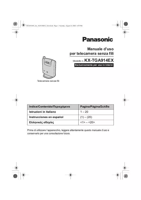 Mode d'emploi PANASONIC KX-TG9140EX