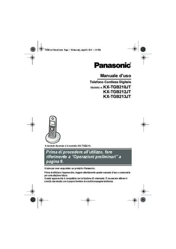 Mode d'emploi PANASONIC KX-TGB210JT