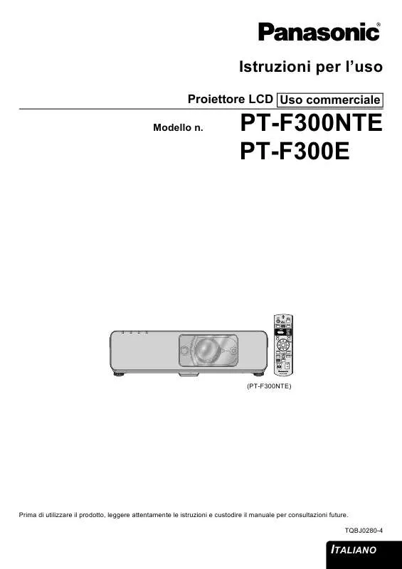 Mode d'emploi PANASONIC PT-F300NTE