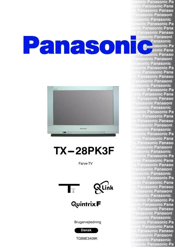 Mode d'emploi PANASONIC TX28PK3F