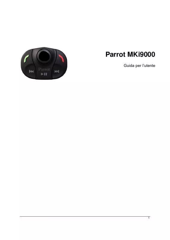 Mode d'emploi PARROT MKI9000