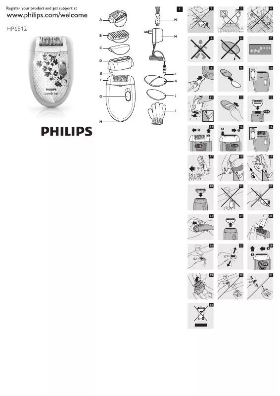 Mode d'emploi PHILIPS HP6512