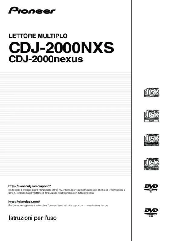 Mode d'emploi PIONEER CDJ-2000NXS