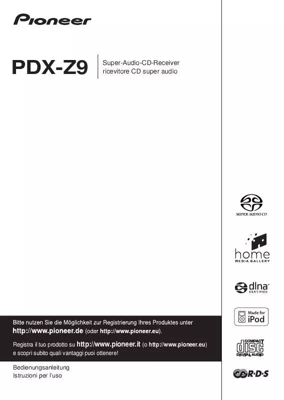 Mode d'emploi PIONEER PDX-Z9