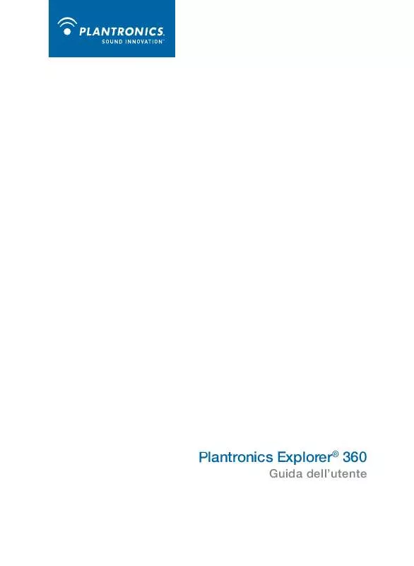 Mode d'emploi PLANTRONICS EXPLORER 360