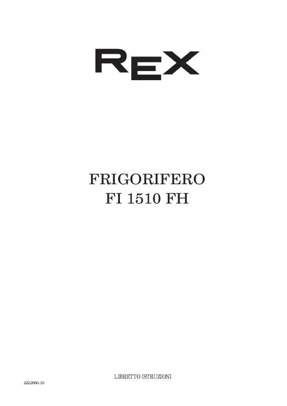 Mode d'emploi REX FI1510FH