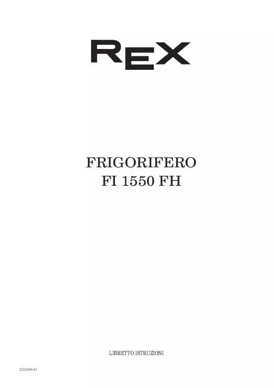 Mode d'emploi REX FI1550FH