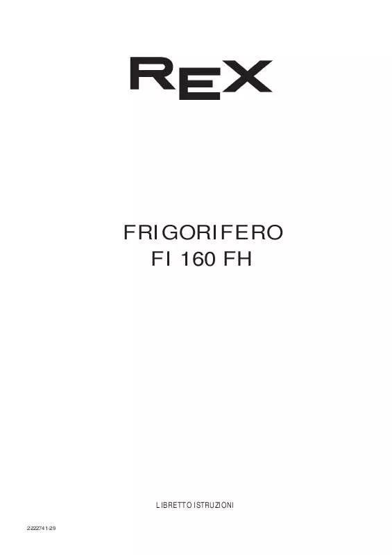 Mode d'emploi REX FI160FH