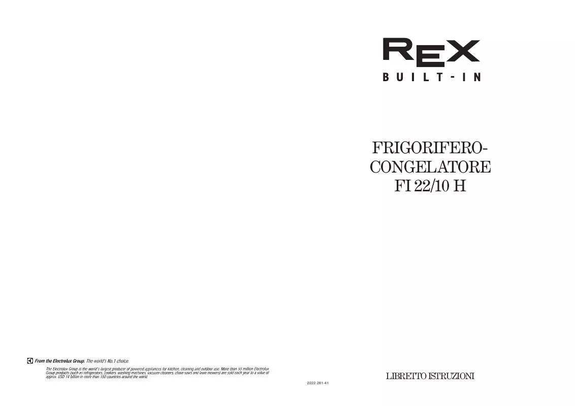Mode d'emploi REX FI22/10H