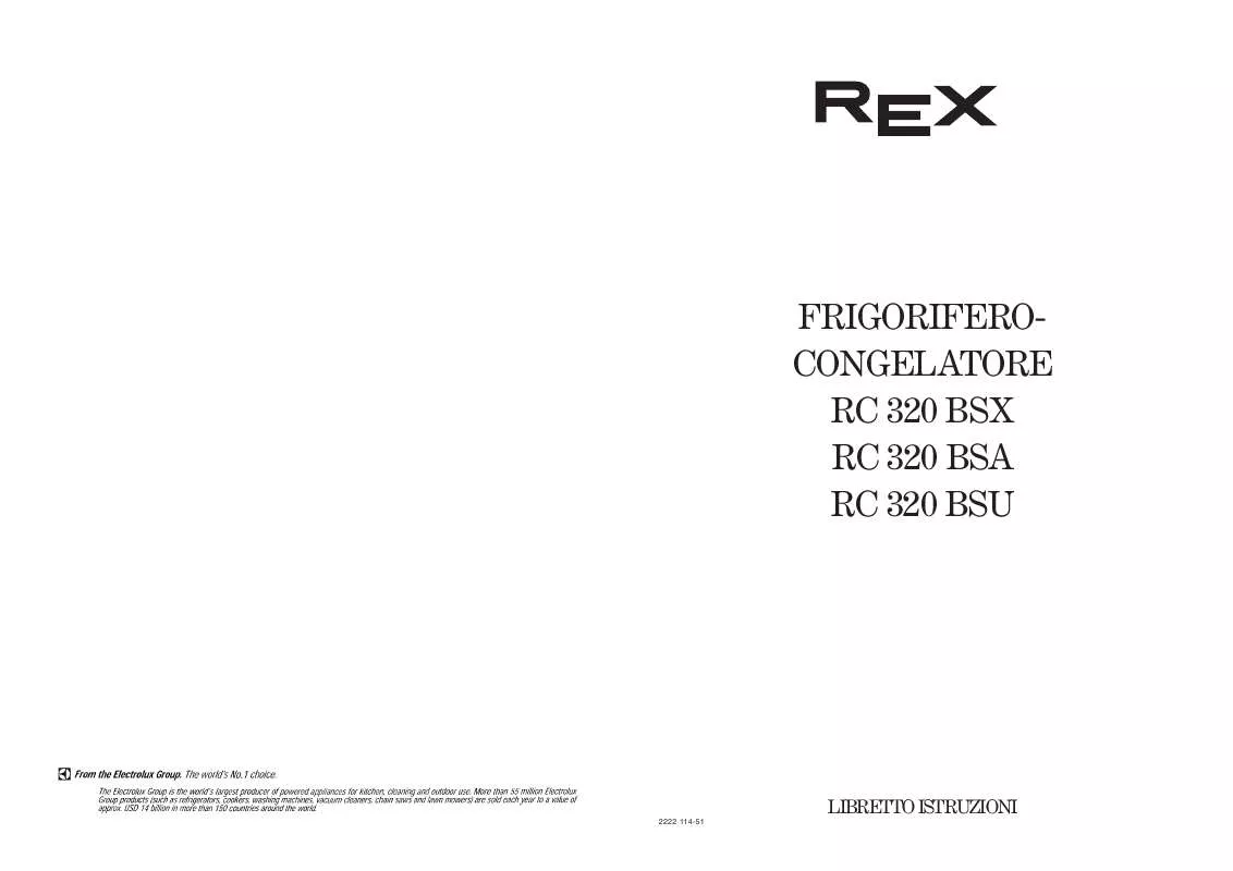Mode d'emploi REX RC320BSA