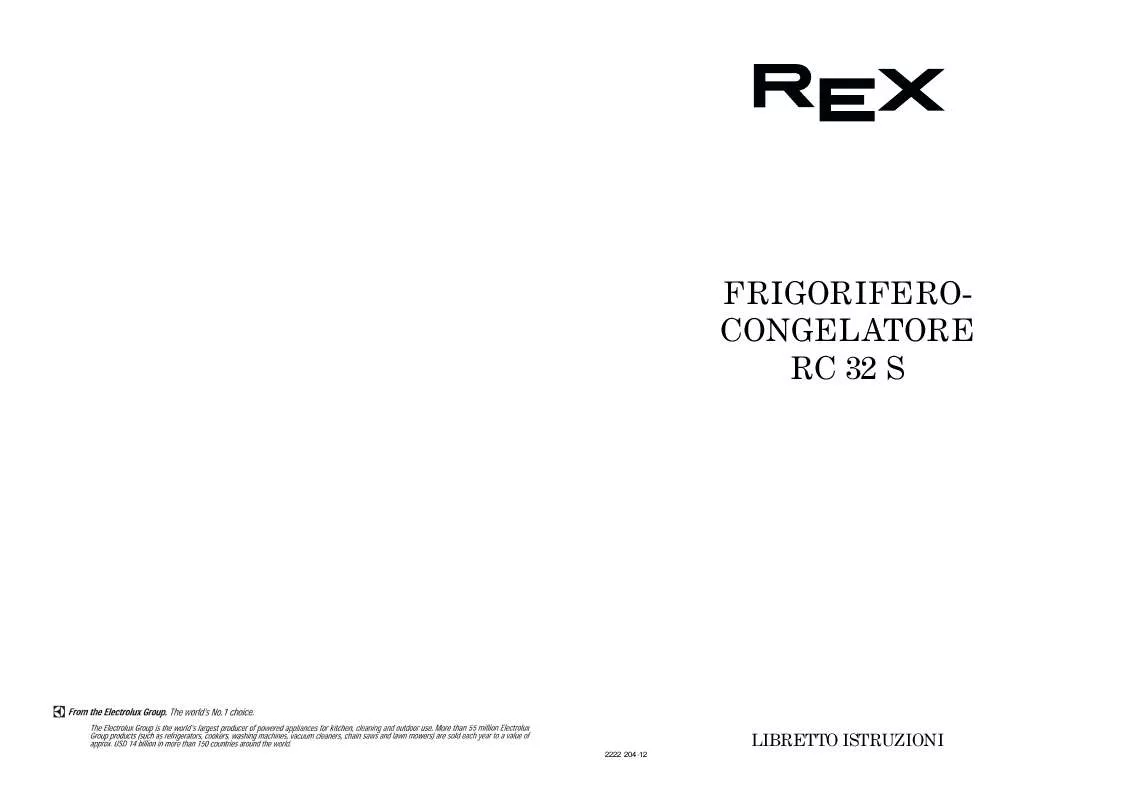 Mode d'emploi REX RC32S