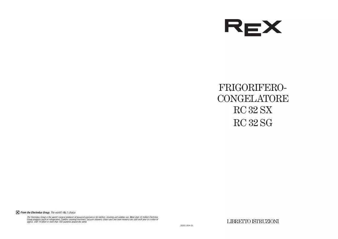 Mode d'emploi REX RC32SX