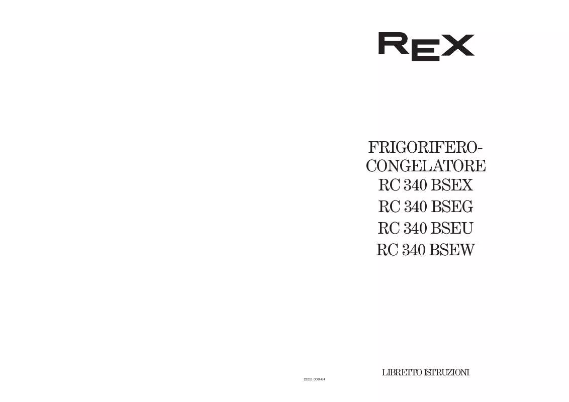Mode d'emploi REX RC340BSEU