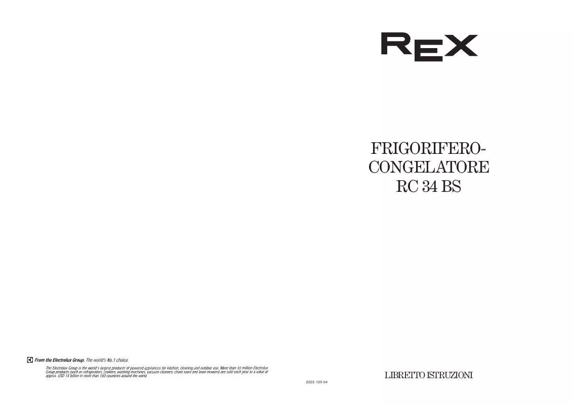 Mode d'emploi REX RC34BS