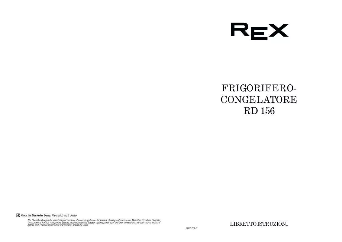 Mode d'emploi REX RD156