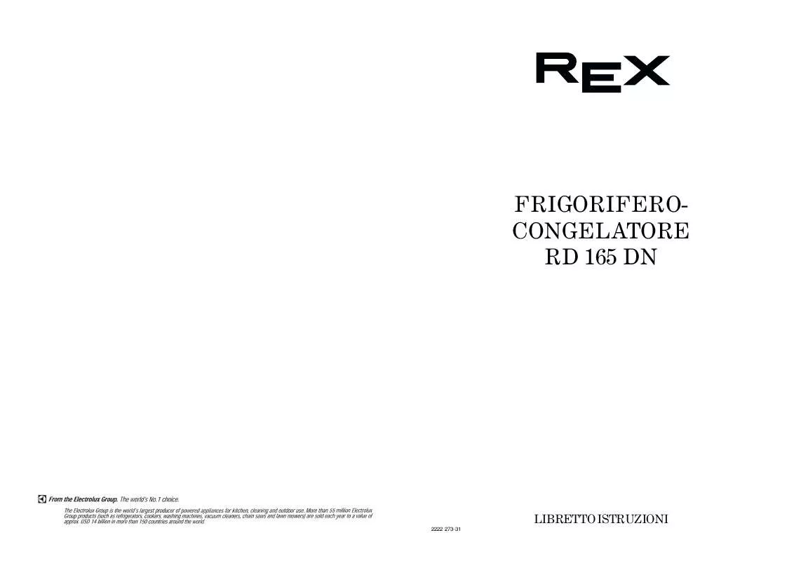 Mode d'emploi REX RD165DN