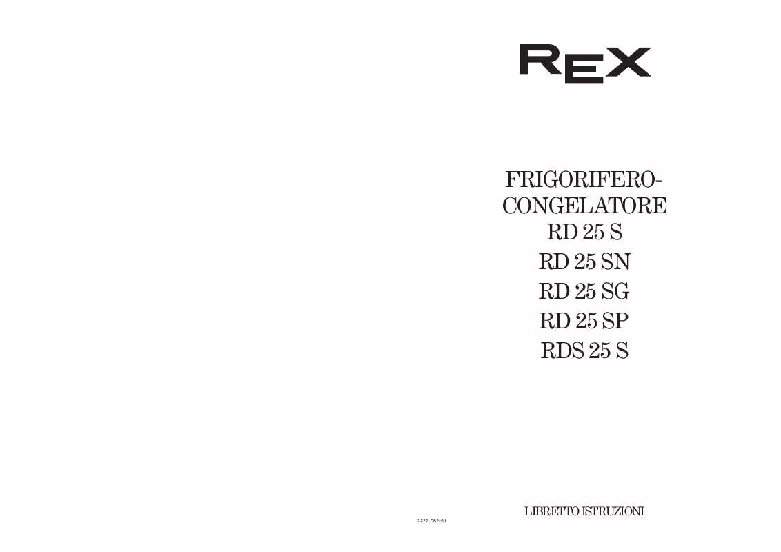 Mode d'emploi REX RDS25S