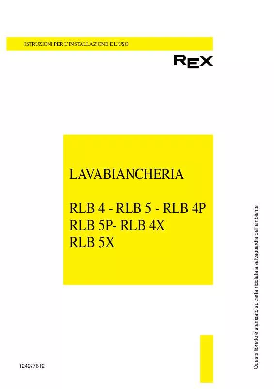 Mode d'emploi REX RLB5