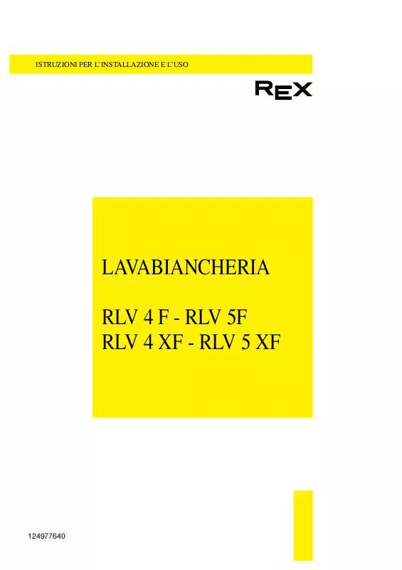Mode d'emploi REX RLV4F