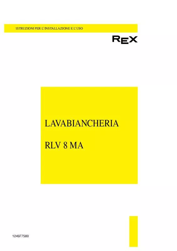 Mode d'emploi REX RLV8MA