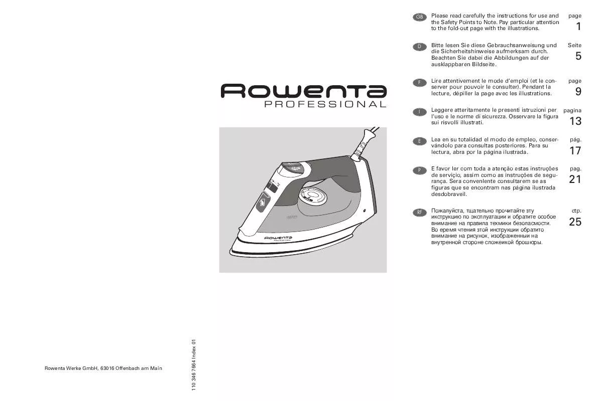 Mode d'emploi ROWENTA DX 8200