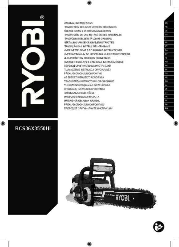 Mode d'emploi RYOBI RCS36X3550HI