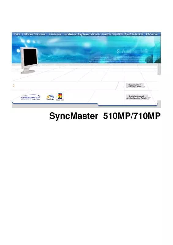 Mode d'emploi SAMSUNG SYNCMASTER 710MP