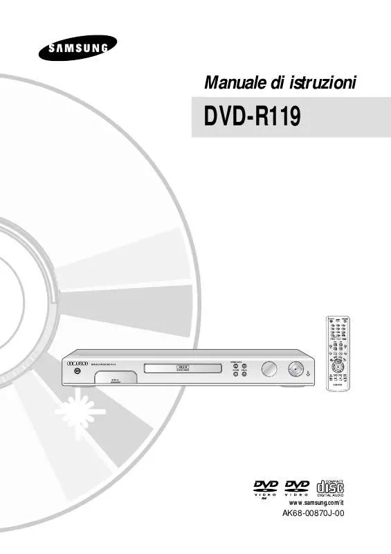 Mode d'emploi SAMSUNG DVD-R119