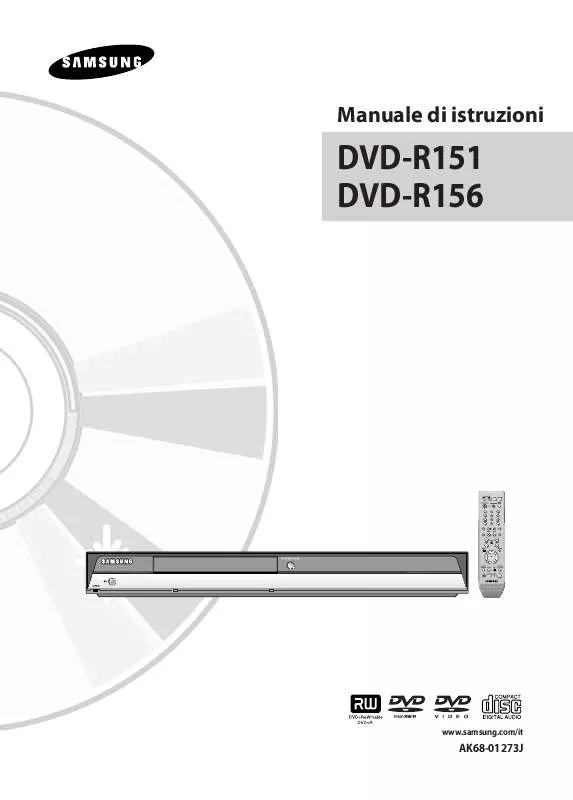 Mode d'emploi SAMSUNG DVD-R156