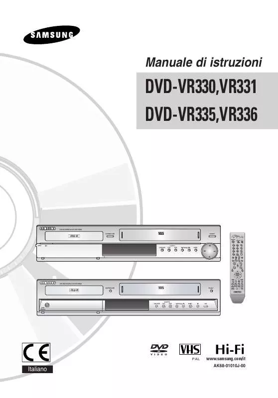 Mode d'emploi SAMSUNG DVD-VR331
