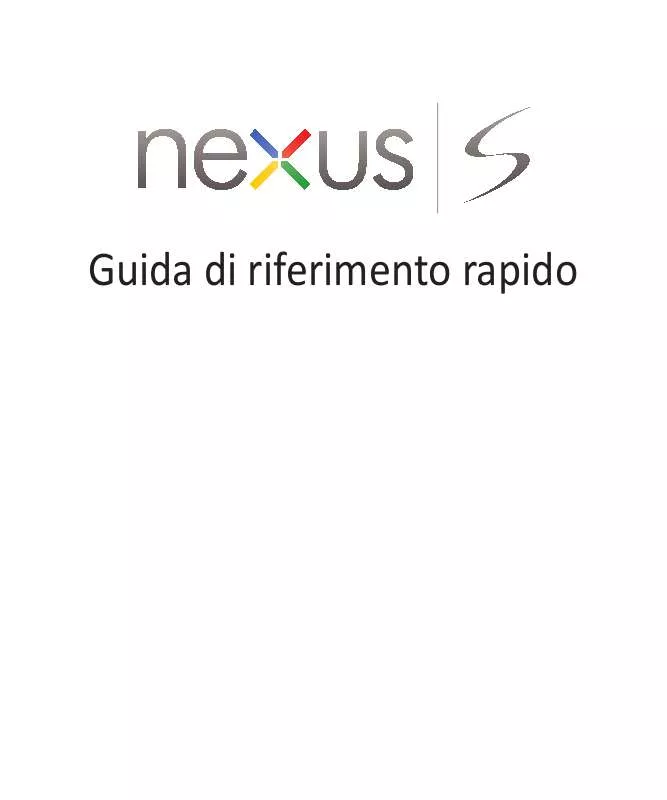 Mode d'emploi SAMSUNG NEXUS S GT-I9023