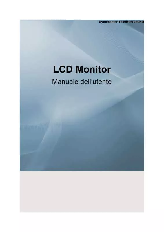 Mode d'emploi SAMSUNG SYNCMASTER T200HD