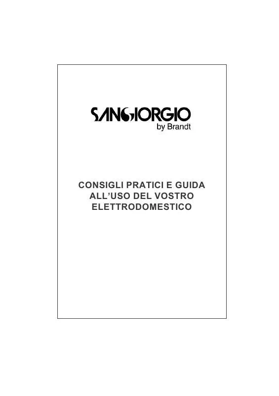 Mode d'emploi SANGIORGIO SGXXT1000