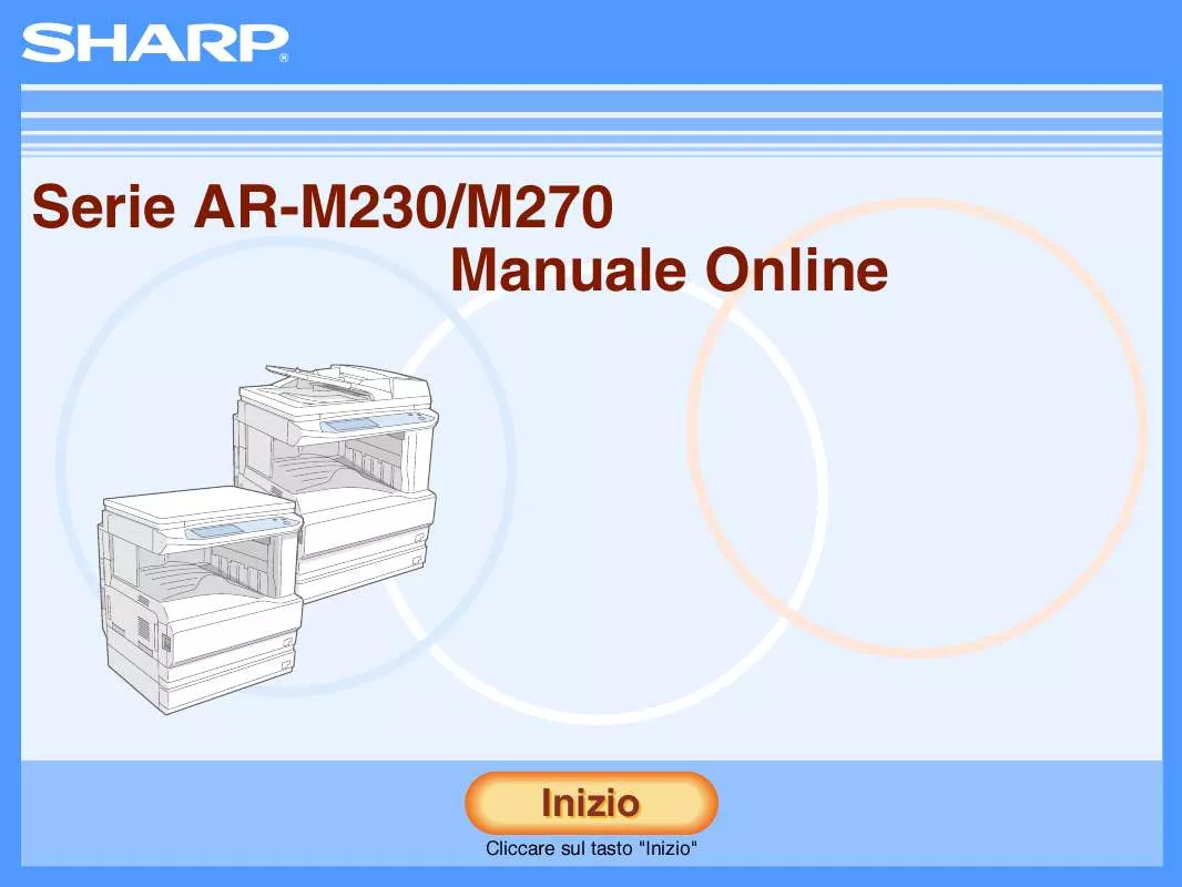 Mode d'emploi SHARP AR-M270