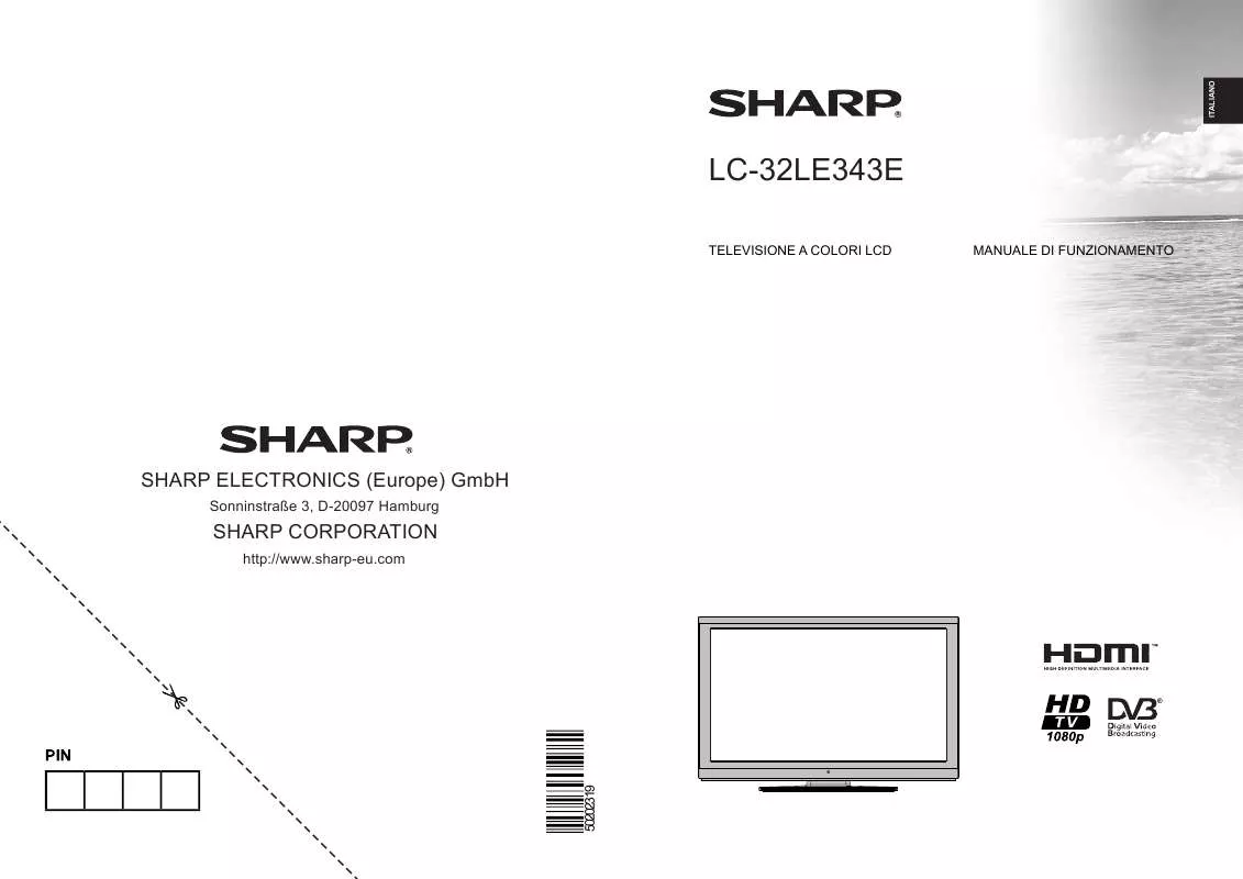Mode d'emploi SHARP LC-32LE343E